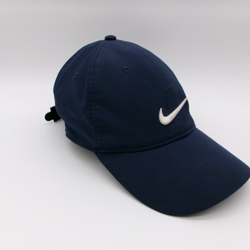 Nike Legacy91 Dri-FIT Hat Navy Blue Adjustable Swoosh Logo Cap Mens Womens